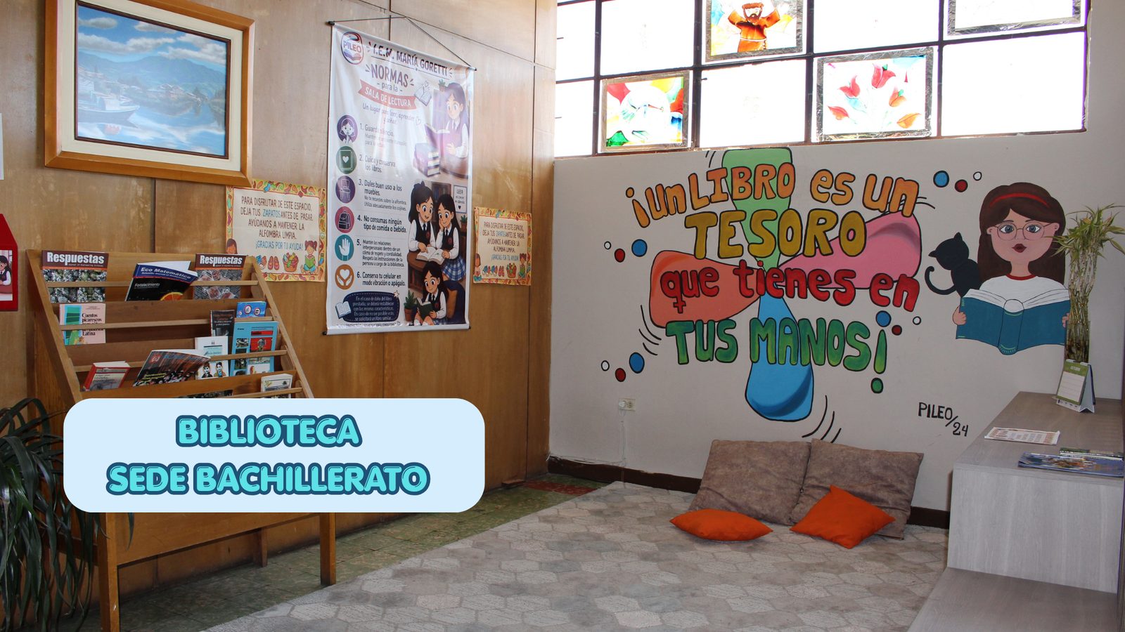 Biblioteca de la sede bachillerato